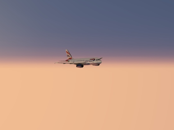A319 flight to LAX