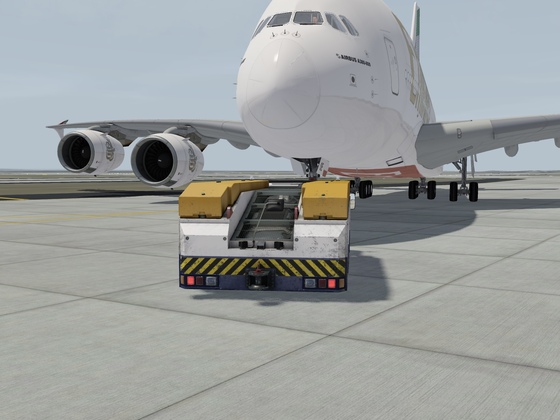 Departure out of KSJC airport Emirates A380